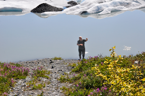 Lee Duquette at Knik Glacier